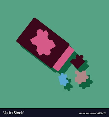 Flat icon design kids toy constructor in sticker vector image