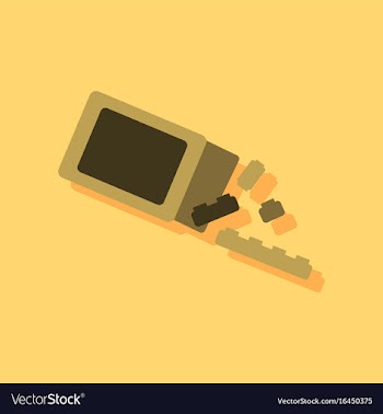 Flat icon design kids toy constructor in sticker vector image