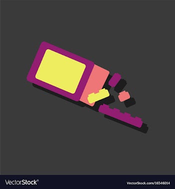 Flat icon design kids toy constructor in sticker vector image