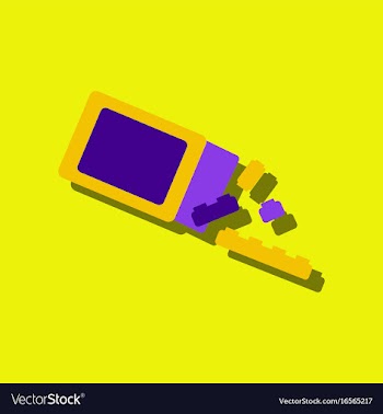 Flat icon design kids toy constructor in sticker vector image