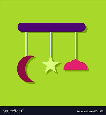 Flat icon design kids toy move in circle in vector image