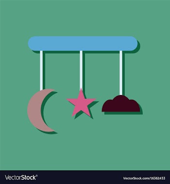 Flat icon design kids toy move in circle in vector image