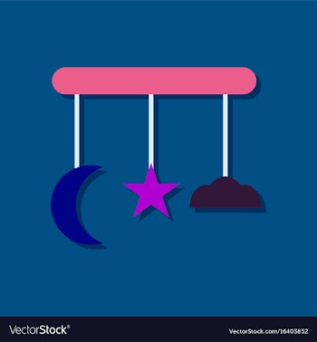Flat icon design kids toy move in circle in vector image