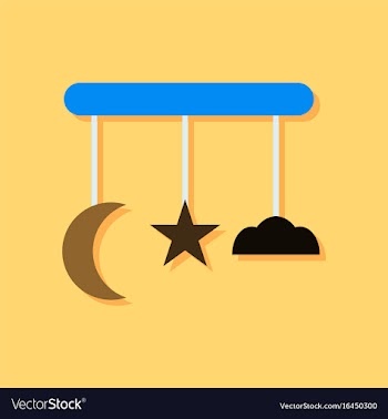 Flat icon design kids toy move in circle in vector image
