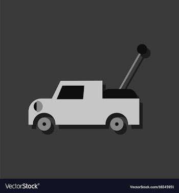 Flat icon design kids truck in sticker style vector image