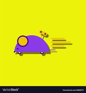 Flat icon design kids truck in sticker style vector image