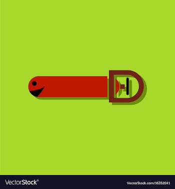 Flat icon design military torpedo vector image