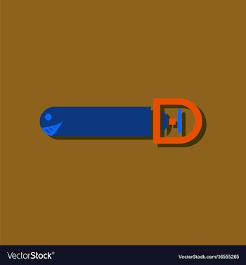 Flat icon design military torpedo vector image