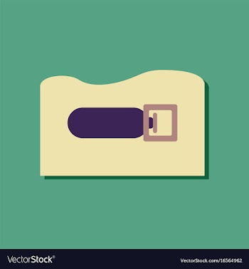Flat icon design military torpedo vector image