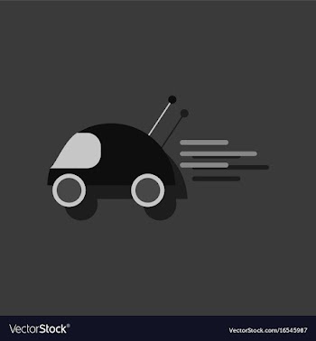 Flat icon design remote control car in sticker vector image