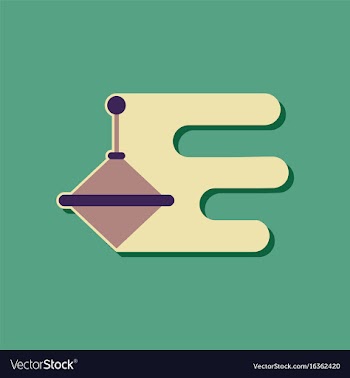 Flat icon design rotating whirligig in sticker vector image