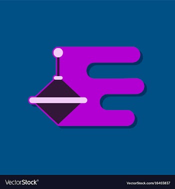 Flat icon design rotating whirligig in sticker vector image