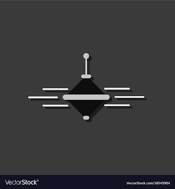 Flat icon design rotating whirligig in sticker vector image