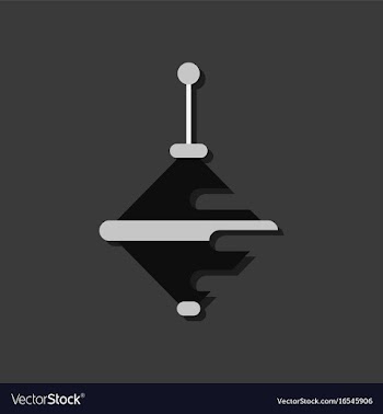 Flat icon design rotating whirligig in sticker vector image