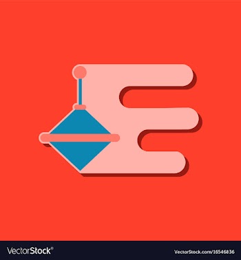 Flat icon design rotating whirligig in sticker vector image