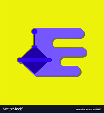 Flat icon design rotating whirligig in sticker vector image