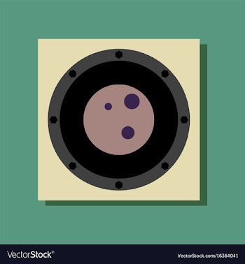Flat icon design silhouette of the planet in vector image