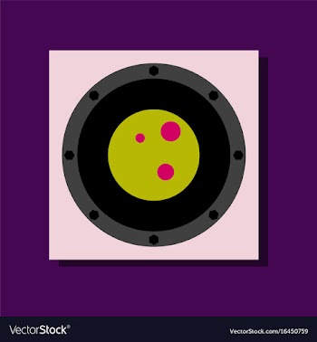 Flat icon design silhouette of the planet in vector image