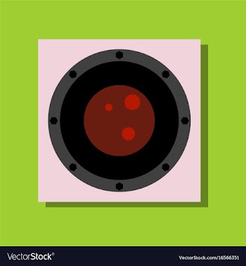Flat icon design silhouette of the planet in vector image