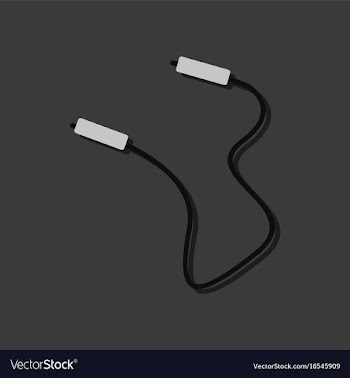 Flat icon design skipping rope in sticker style vector image