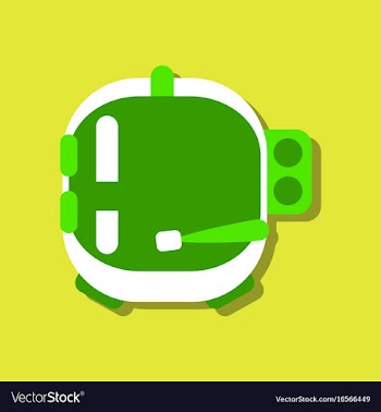 Flat icon design space helmet in sticker style vector image