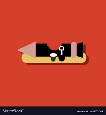Flat icon design space rocket in sticker style vector image