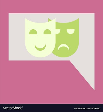 Flat icon film mask vector image