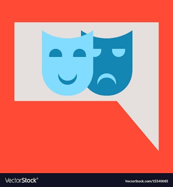 Flat icon film mask vector image