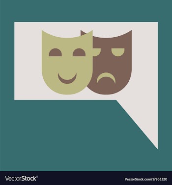 Flat icon film mask vector image