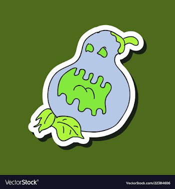 Flat icon halloween emotion pumpkin vector image