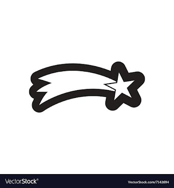 Flat icon in black and white Christmas star vector image