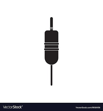 Flat icon in black and white connection cable vector image