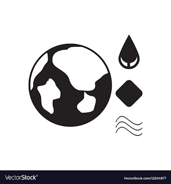 Flat icon in black and white eco Infographic vector image