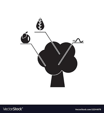 Flat icon in black and white eco Infographic vector image