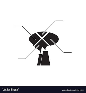 Flat icon in black and white eco Infographic vector image