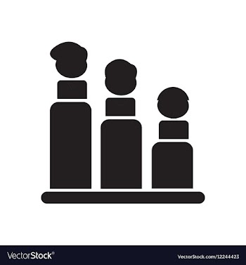 Flat icon in black and white economic graph vector image