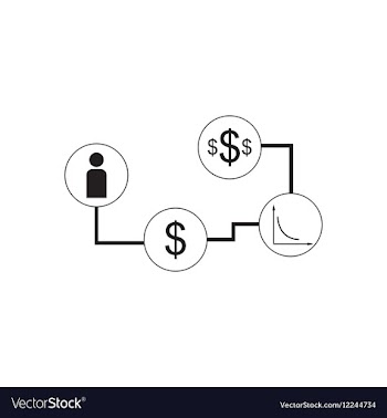 Flat icon in black and white economic infographics vector image