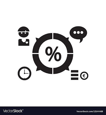 Flat icon in black and white economy infographics vector image