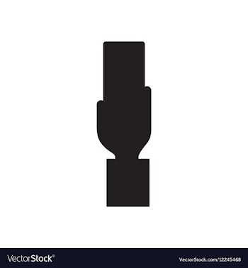 Flat icon in black and white football referee Card vector image