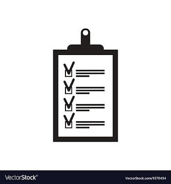 Flat icon in black and white form vector image