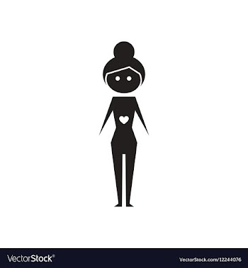 Flat icon in black and white girl in swimsuit vector image