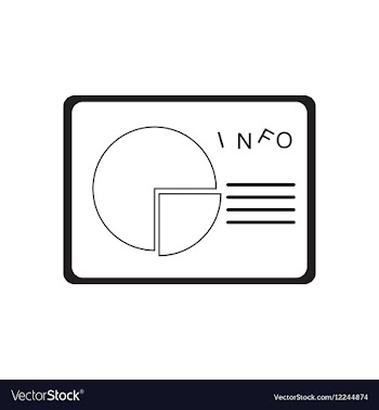 Flat icon in black and white infographic vector image
