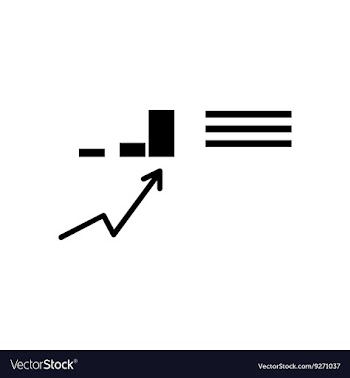 Flat icon in black and white infographics vector image