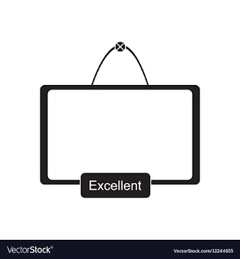 Flat icon in black and white interactive board vector image