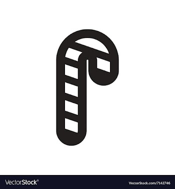 Flat icon in black and white lollipop vector image