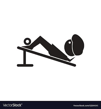 Flat icon in black and white man gym vector image