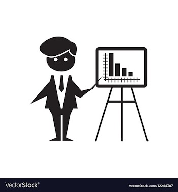 Flat icon in black and white Man schedule vector image