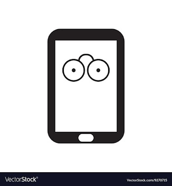 Flat icon in black and white mobile app vector image