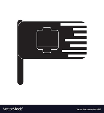 Flat icon in black and white mobile phone battery vector image