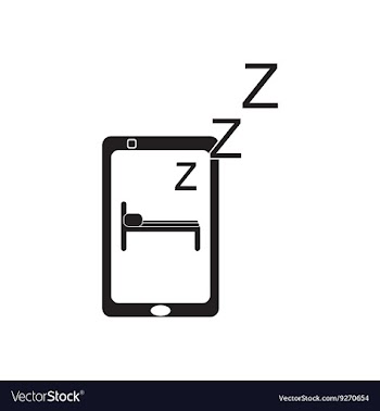 Flat icon in black and white mobile phone switched vector image